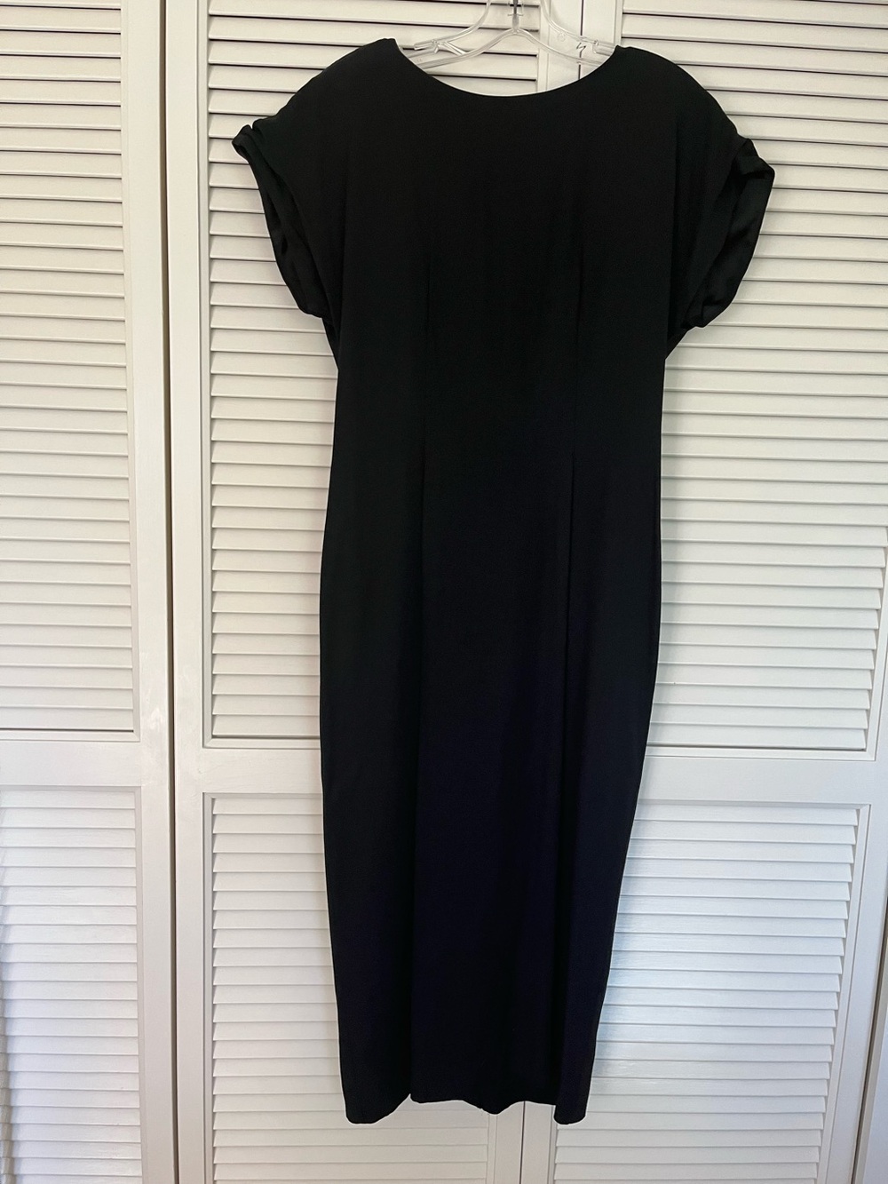 Late Edition Evening gown/ Cocktail dress V shape back with bow. Vintage